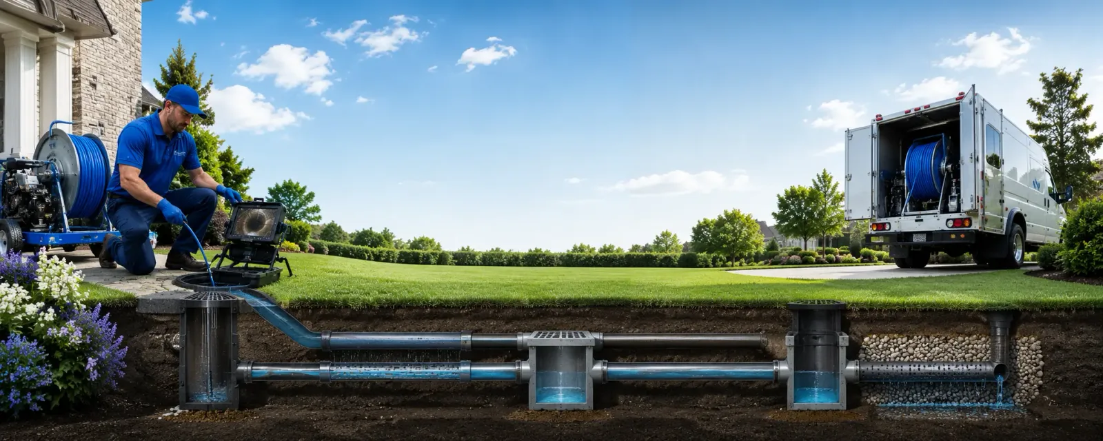 Outdoor drain cleaning information for Jeffersonville, NY